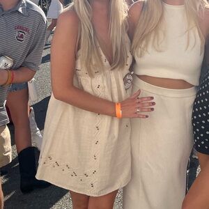 Zara Cream Mini Dress